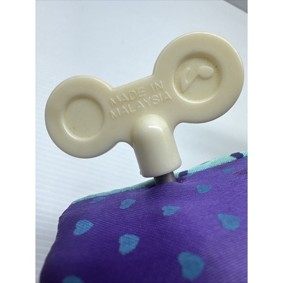 Lot of 2 Vintage Wind-Up Musical Clown Dolls w/ Starry Eyes – 8" Moving Heads - Picture 7 of 12